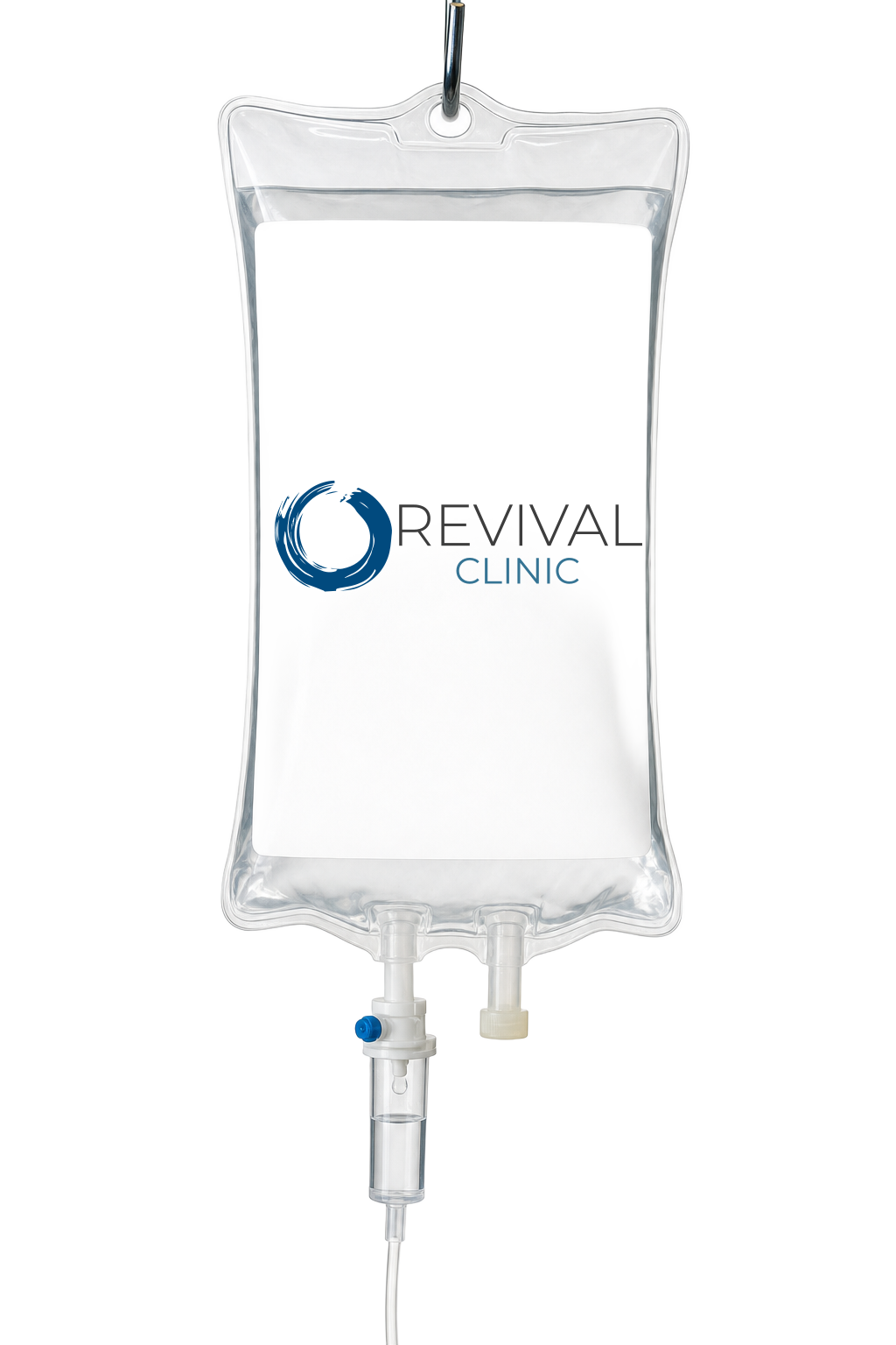 Revival Clinic branded IV bag